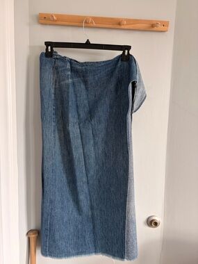 Vintage Ralph Lauren Denim Wrap Maxi Skirt